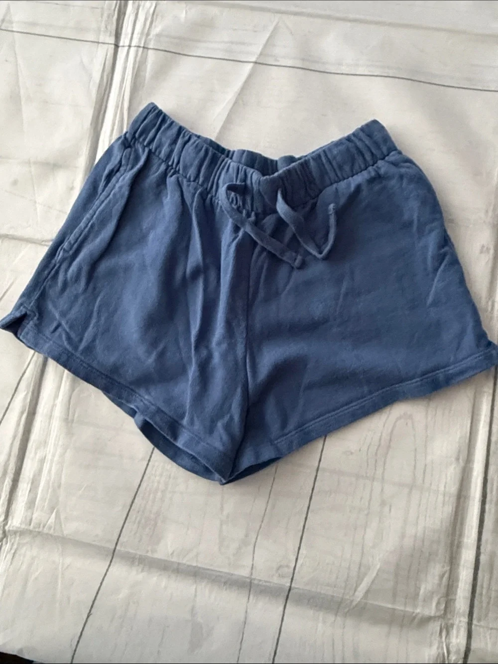 Carter's Navy Blue & Light Gray Girls' Pull-On Jersey Shorts Set